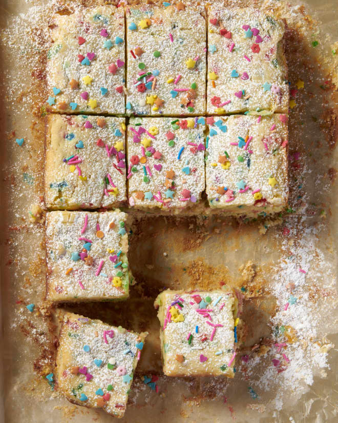 This Confetti Gooey Butter Cake Is the Mash-Up Dessert of Your Childhood Dreams
